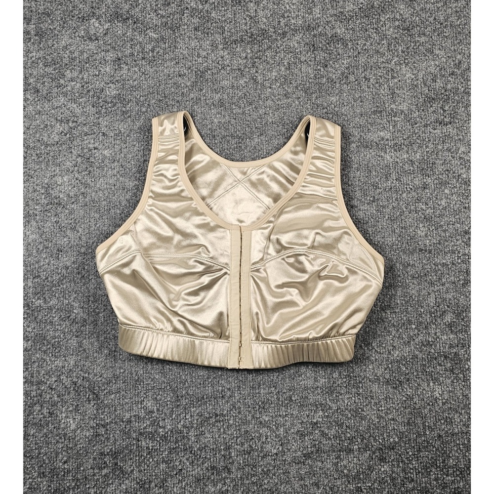 Enell Full Coverage High Impact Sports Bra Gold Back Support Sz 2 Bust 38"-42"